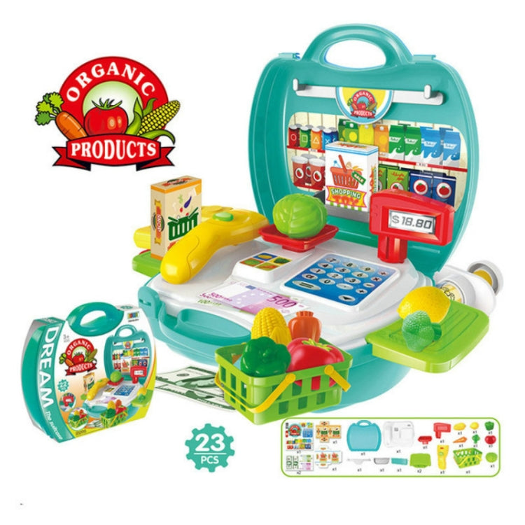 Set giocattolo utensili cucina e cosmetici per bambini