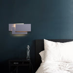 Lampada da parete LED torre 18W in alluminio 26x12x6 cm