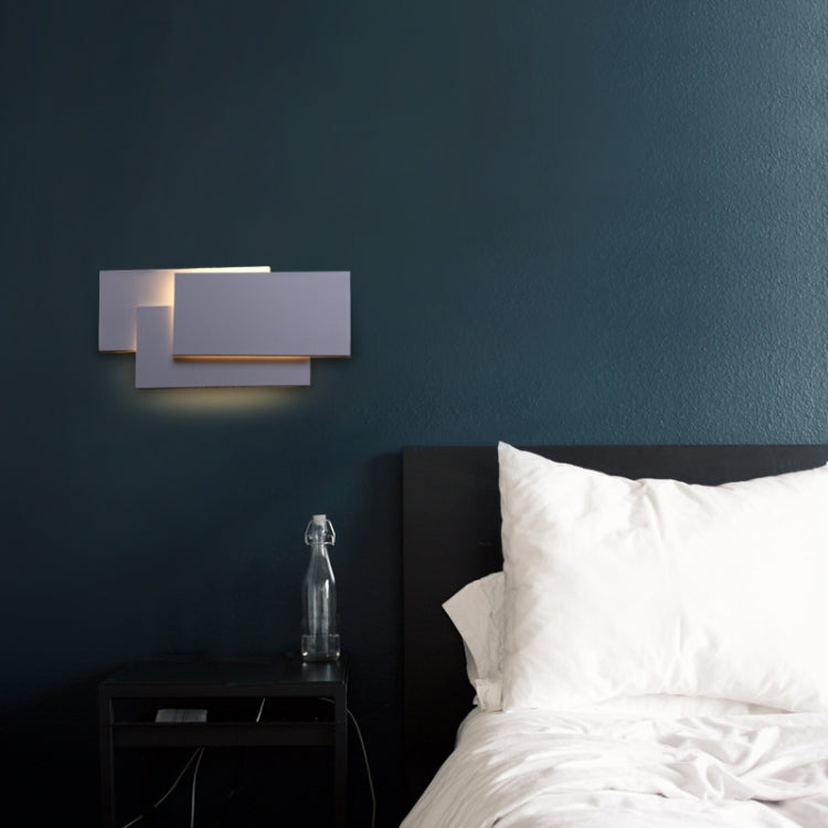 Lampada da parete LED torre 18W in alluminio 26x12x6 cm