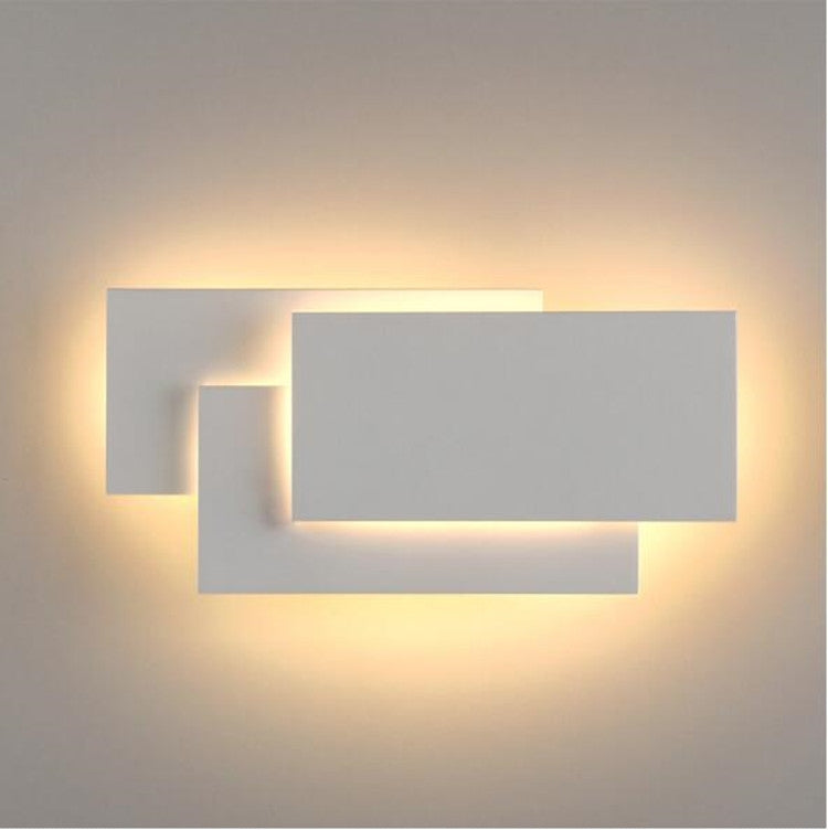 Lampada da parete LED torre 18W in alluminio 26x12x6 cm