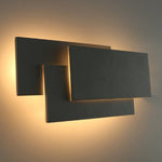 Lampada da parete LED torre 18W in alluminio 26x12x6 cm