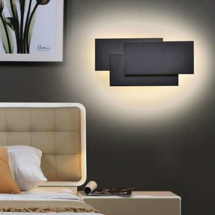 Lampada da parete LED torre 18W in alluminio 26x12x6 cm