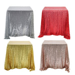 Tovaglia rotonda con paillettes ricamate 60 cm 2 pezzi