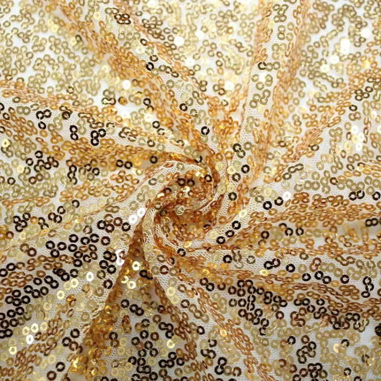 Tovaglia rotonda con paillettes ricamate 60 cm 2 pezzi