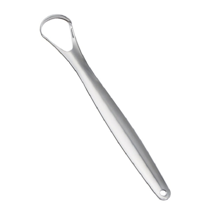 Raschietto lingua in acciaio inox 14,6x2,4 cm