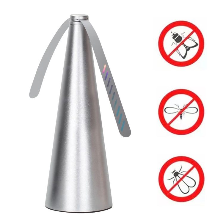 Ventilatore repellente zanzare multifunzionale 9x9x26 cm