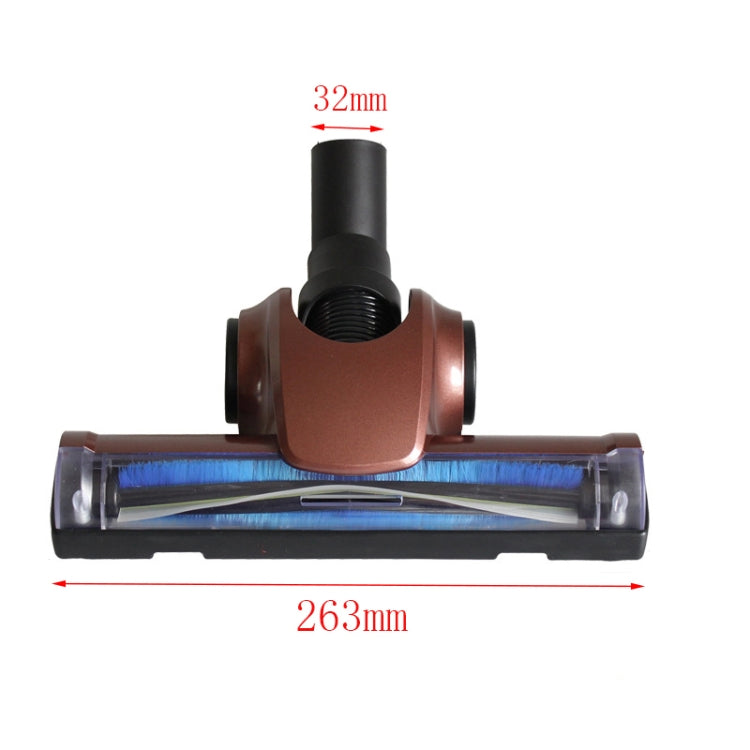Testina spazzola 32mm per aspirapolvere pavimenti in legno