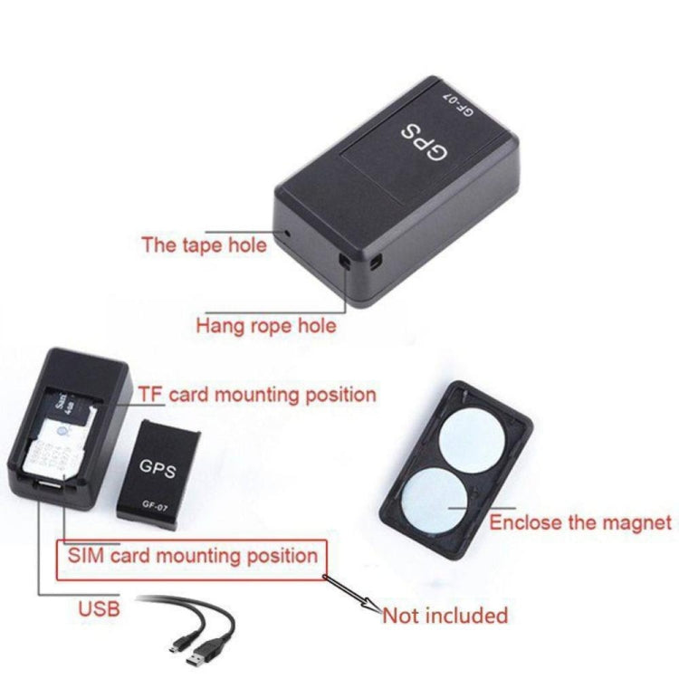 Localizzatore GPS Mini GF07 con Posizionamento Magnetico