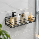 Mensola bagno in ferro battuto porta WC a parete 30cm