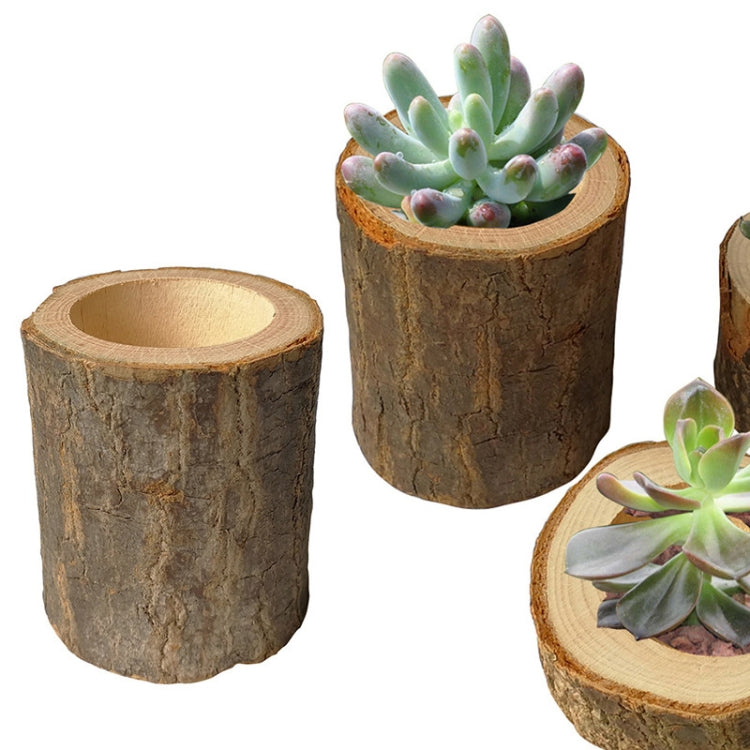 Set 3 pezzi tronchi naturali legno decorativi S M L