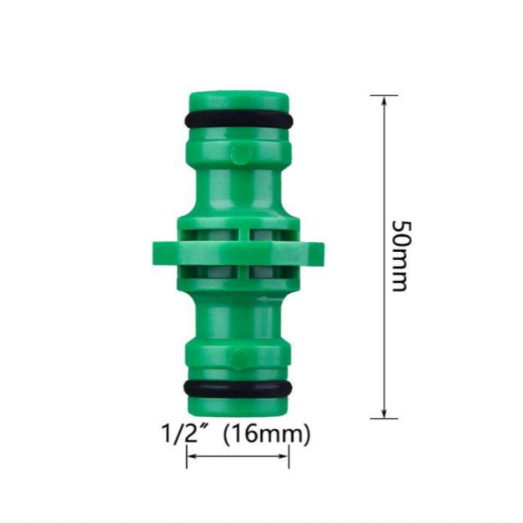 Connettore rapido in plastica per tubo acqua 2 pezzi