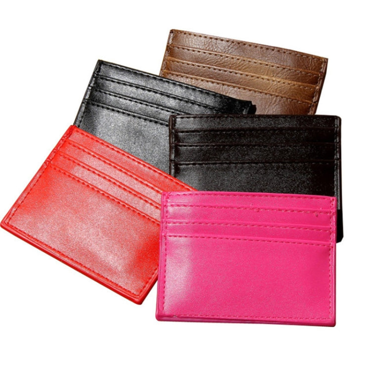 Porta carte da uomo in pelle PU multi carte 11x9x2 cm