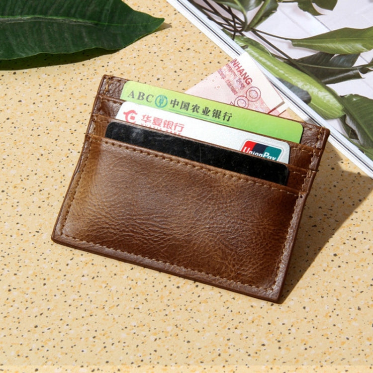 Porta carte da uomo in pelle PU multi carte 11x9x2 cm