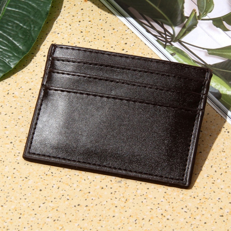 Porta carte da uomo in pelle PU multi carte 11x9x2 cm