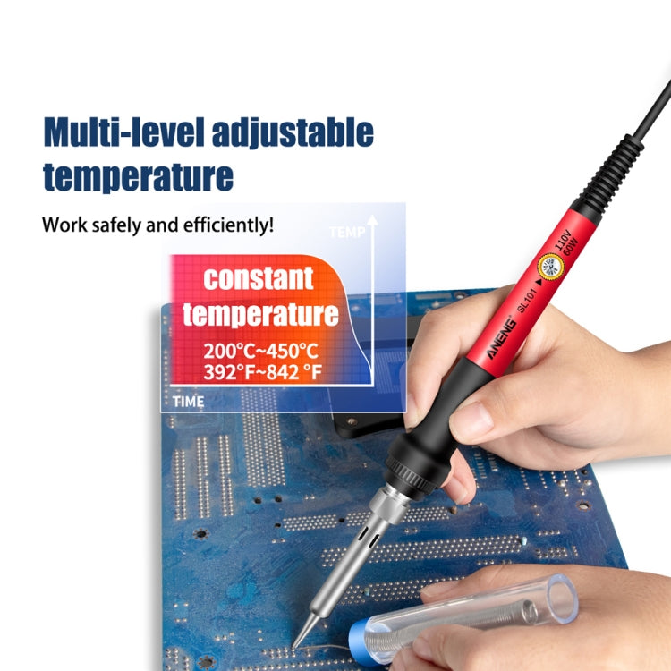 ANENG Saldatore Elettrico 60W a Temperatura Regolabile