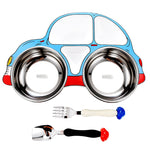 Piatto da pranzo per bambini in acciaio inox 304