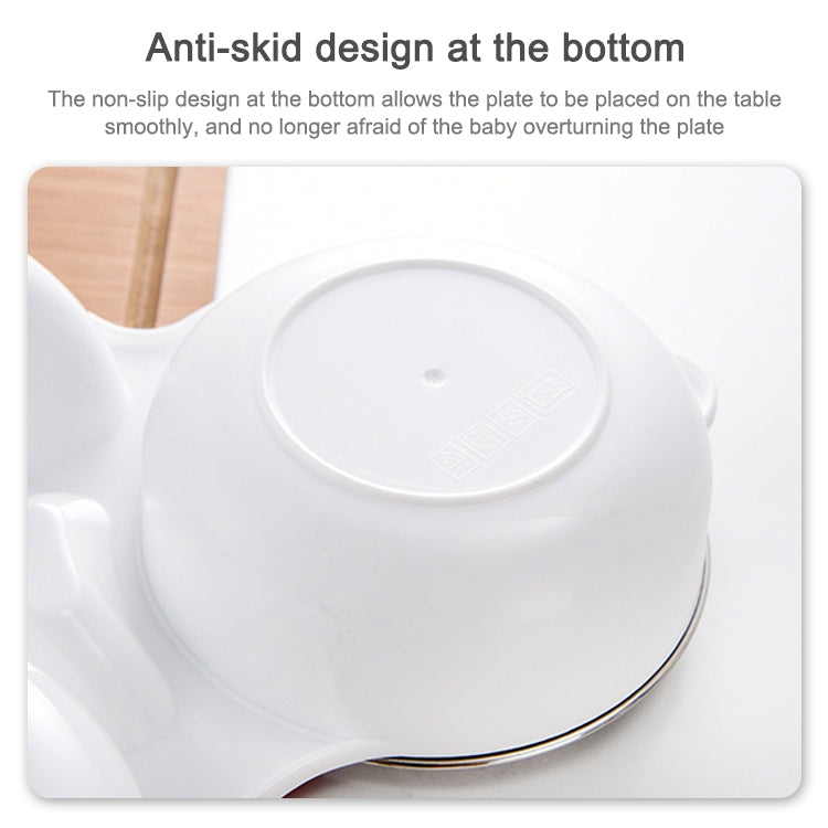 Piatto da pranzo per bambini in acciaio inox 304