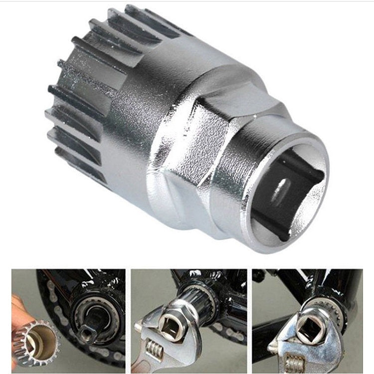 Set utensili riparazione bici smontaggio albero e volano