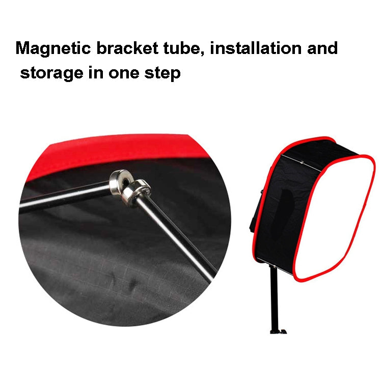 Diffusore Softbox per luce video LED pieghevole universale portatile per illuminazione fotografica Yongnuo Godox