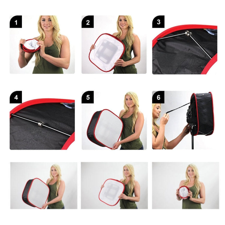 Diffusore Softbox per luce video LED pieghevole universale portatile per illuminazione fotografica Yongnuo Godox