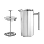 Caffettiera a pressione francese in acciaio inox 304 350-1000ml
