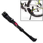 Cavalletto per mountain bike 26 pollici regolabile in alluminio nero