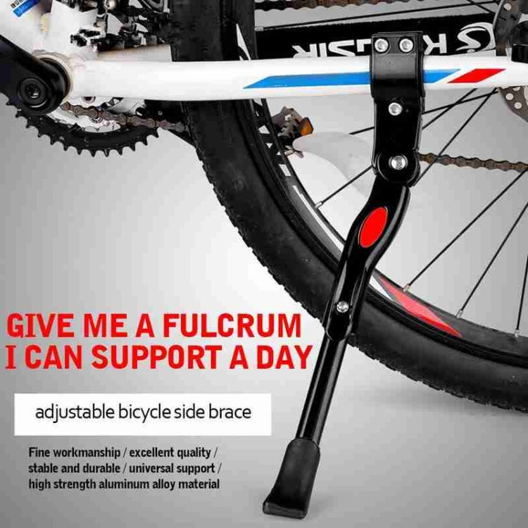 Cavalletto per mountain bike 26 pollici regolabile in alluminio nero - immagine 9