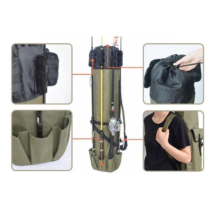Borsa multifunzionale per canna da pesca 123x34 cm