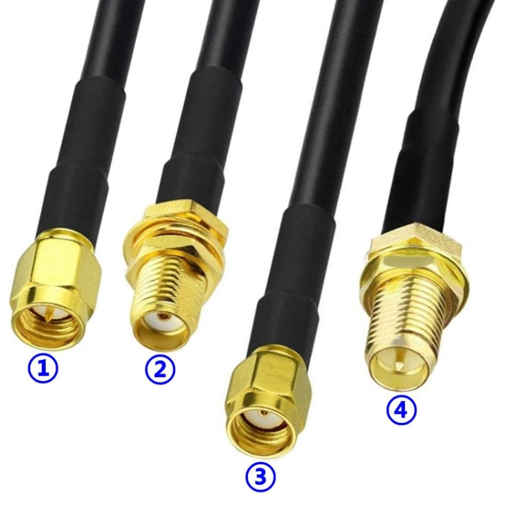 Connettori a crimpare SMA e RP-SMA per cavi RG58 e simili