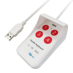 Tastierino USB 4 tasti per acquisizione ultrasuoni medici