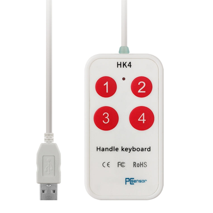 Tastierino USB 4 tasti per acquisizione ultrasuoni medici