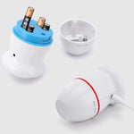 Smerigliatrice per piedi USB con 2 teste e velocità regolabile