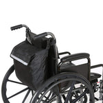 Borsa portaoggetti per bracciolo sedia a rotelle 18x16x8 pollici