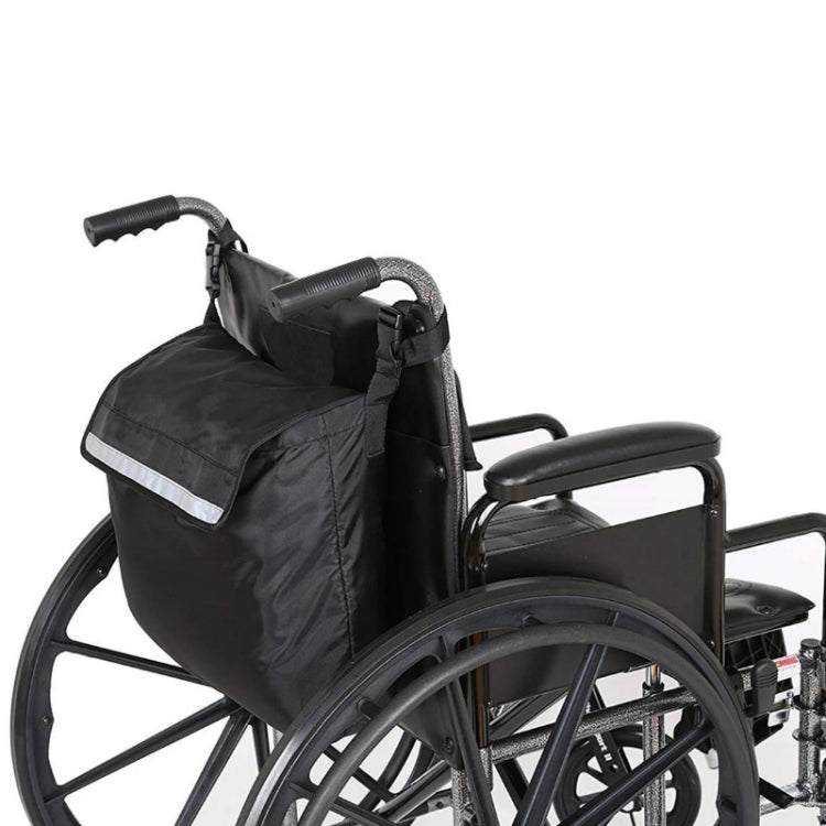 Borsa portaoggetti per bracciolo sedia a rotelle 18x16x8 pollici