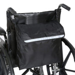 Borsa portaoggetti per bracciolo sedia a rotelle 18x16x8 pollici