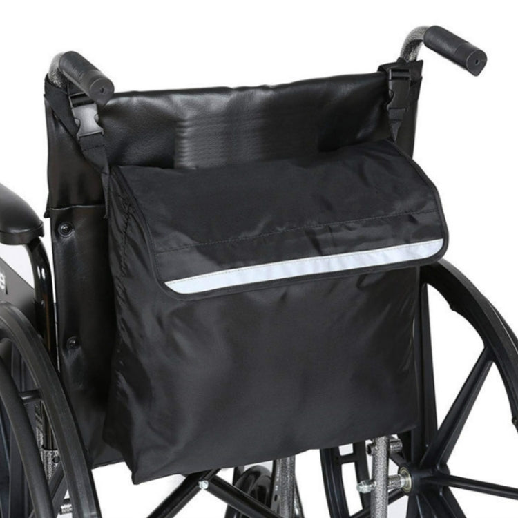 Borsa portaoggetti per bracciolo sedia a rotelle 18x16x8 pollici