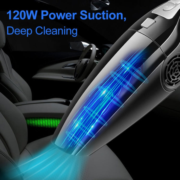 Aspirapolvere per auto 120W umido e secco con cavo 5m