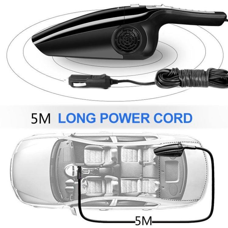 Aspirapolvere per auto 120W umido e secco con cavo 5m