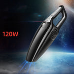 Aspirapolvere per auto 120W umido e secco con cavo 5m