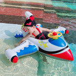 Anello da nuoto gonfiabile per bambini a forma di aeroplano