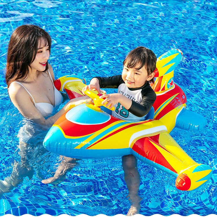 Anello da nuoto gonfiabile per bambini a forma di aeroplano