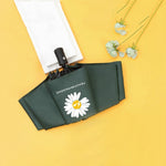 Ombrello pieghevole GD Daisy anti-UV per sole e pioggia