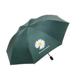 Ombrello pieghevole GD Daisy anti-UV per sole e pioggia