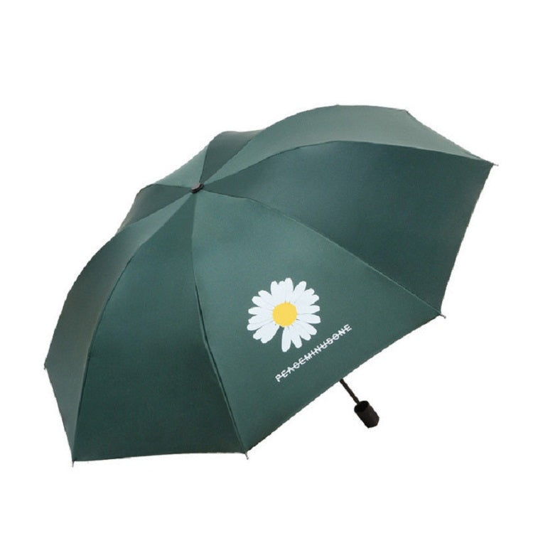 Ombrello pieghevole GD Daisy anti-UV per sole e pioggia