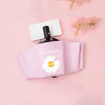 Ombrello pieghevole GD Daisy anti-UV per sole e pioggia
