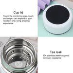 Tazza termica in acciaio inox 304 con display temperatura 500 ml