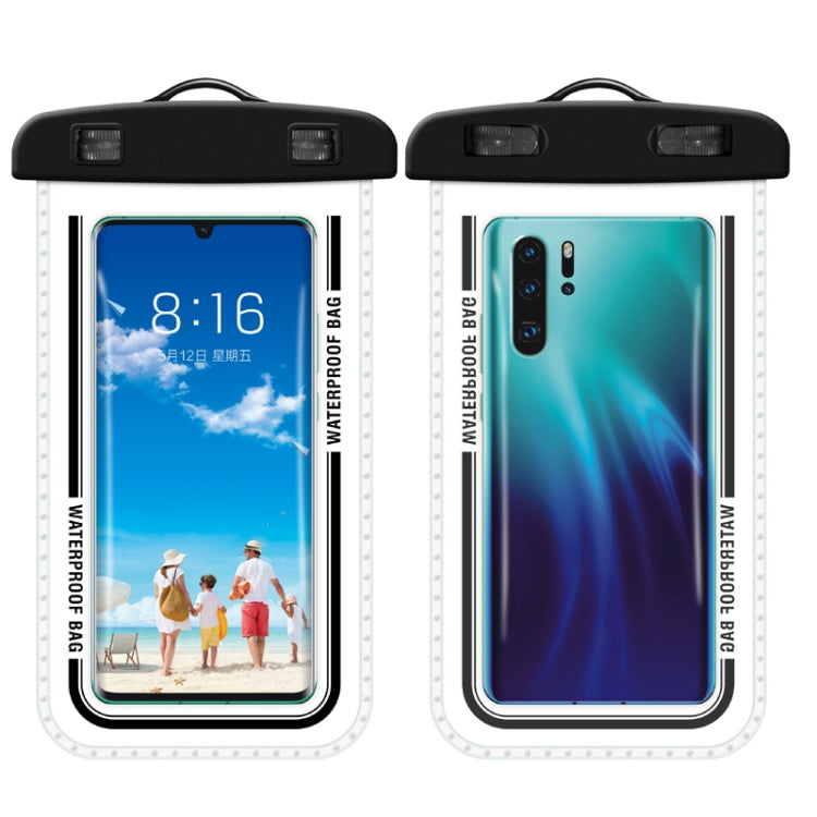 Custodia impermeabile trasparente per cellulare da 2 pezzi, vari colori