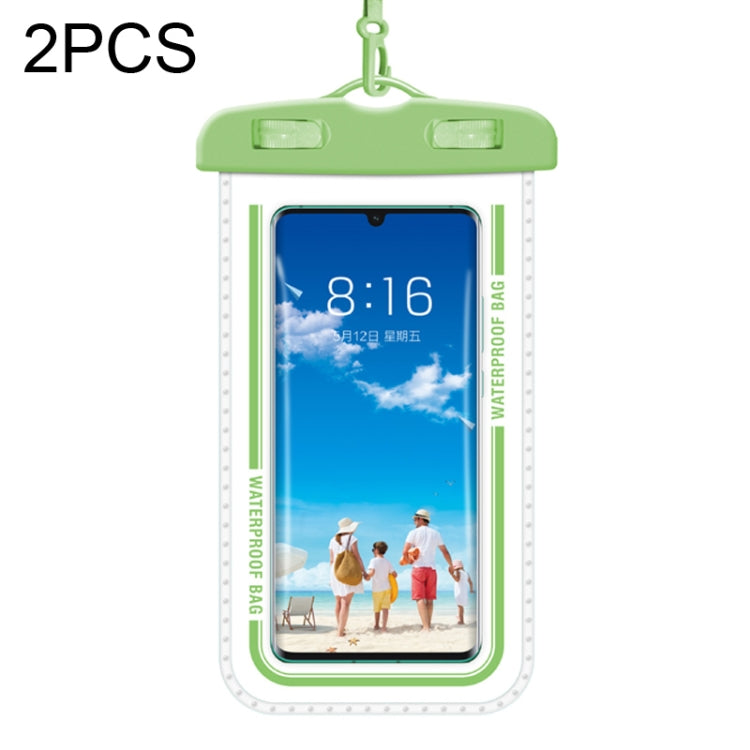 Custodia impermeabile trasparente per cellulare da 2 pezzi, vari colori