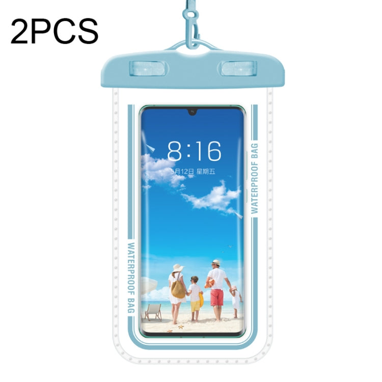 Custodia impermeabile trasparente per cellulare da 2 pezzi, vari colori