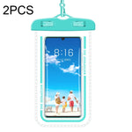 Custodia impermeabile trasparente per cellulare da 2 pezzi, vari colori